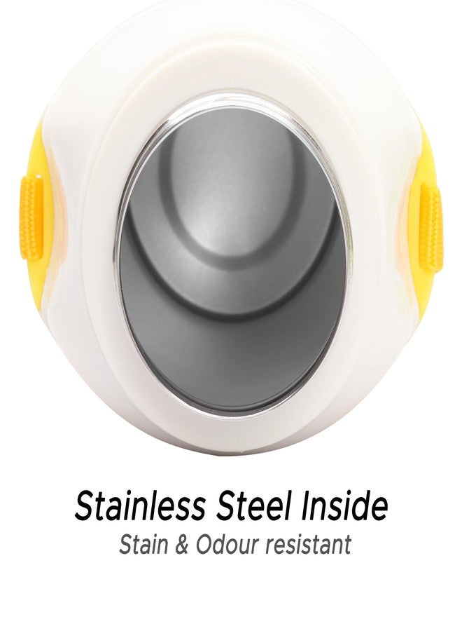 JAYPEE Binny 500ml Kids Inner Stainless Steel Insulated Water Bottle, Sipper Bottle, Leak Proof, BPA Free, Food Grade, School & Picnic 500 ml | Sipper Bottle for Kids | Cartoon Printed,Yellow - Image 4